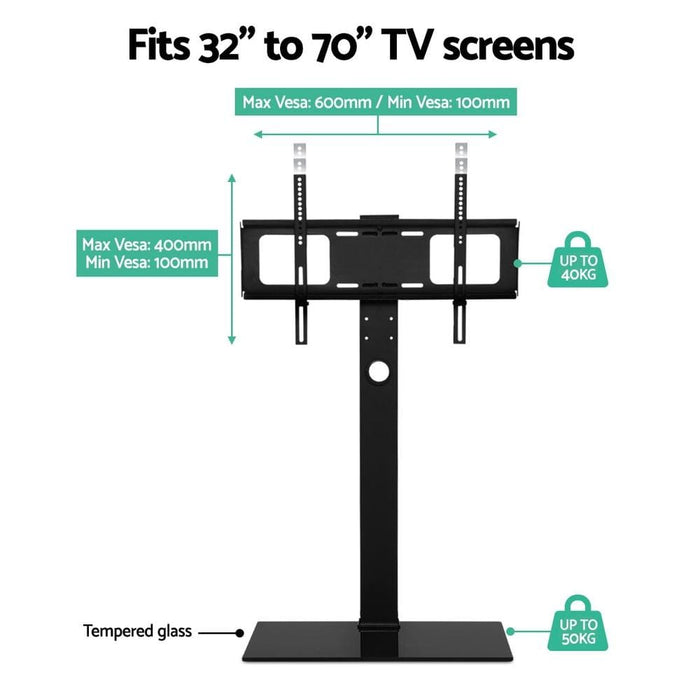 Artiss Floor Tv Stand Brakcket Mount Swivel Height