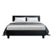 Artiss Bed Frame Double Size Base Mattress Platform Leather