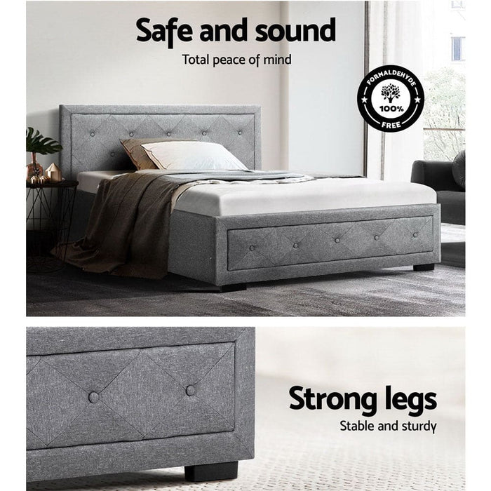 Artiss Bed Frame King Single Size Gas Lift Base