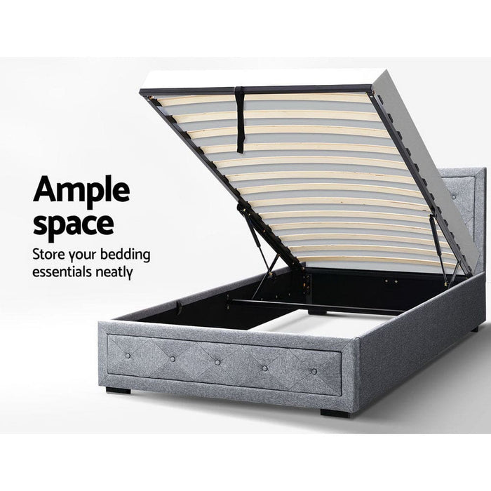 Artiss Bed Frame King Single Size Gas Lift Base