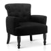 Artiss French Lorraine Chair Retro Wing - Black