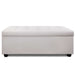 Artiss Large Fabric Storage Ottoman - Beige