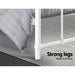 Artiss Leo Metal Bed Frame - Double (white)