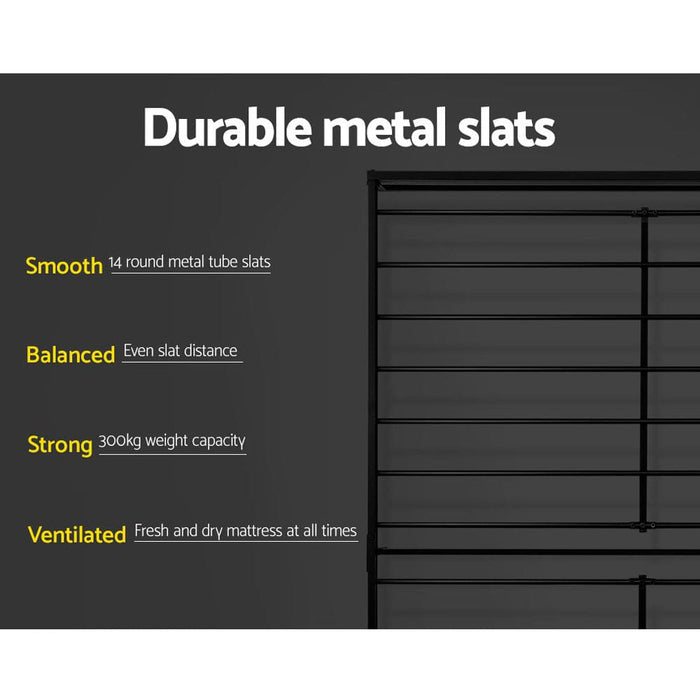 Artiss Metal Bed Frame Queen Size Platform Foundation