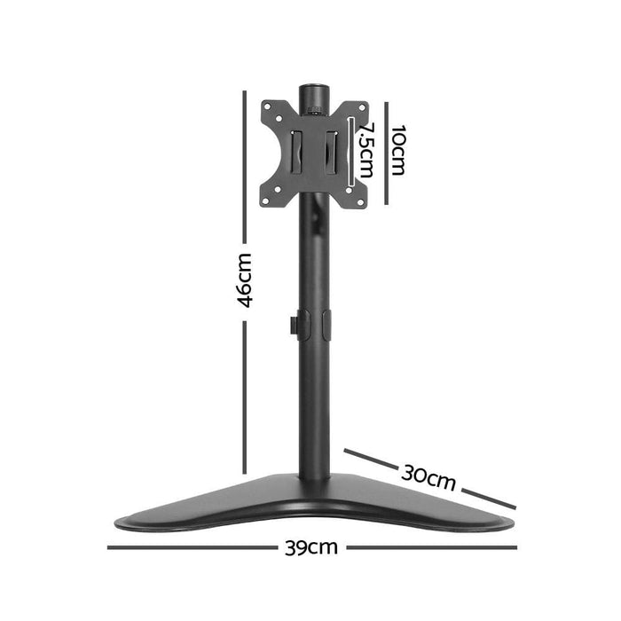 Artiss Monitor Arm Stand Single Black