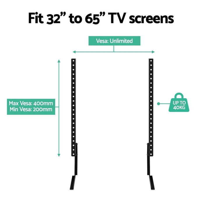 Artiss Tv Mount Stand Bracket Riser Universal Table Top