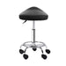 Goslash Picks Artiss Saddle Salon Stool Black Pu Swivel