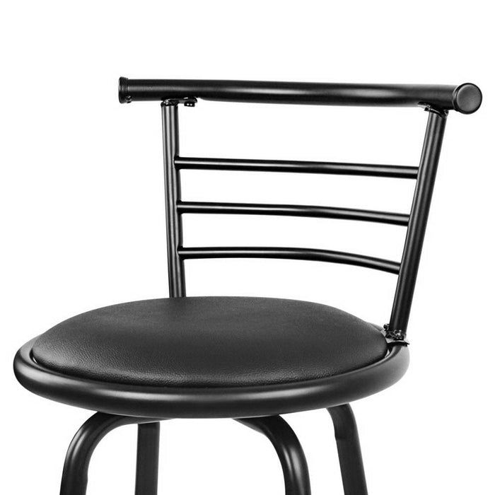 Nz Local Stock-artiss Set Of 2 Pu Leather Bar Stools