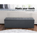 Artiss Storage Ottoman Blanket Box Linen Foot Stool Rest