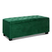 Artiss Storage Ottoman Blanket Box Velvet Foot Stool Rest