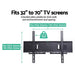 Artiss Tv Wall Mount Bracket Tilt Swivel Full Motion Flat