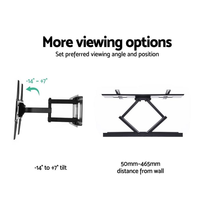 Artiss Tv Wall Mount Bracket Tilt Swivel Full Motion Flat