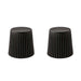 Artissin Set Of 2 Cupcake Stool Plastic Stacking Stools