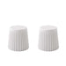 Artissin Set Of 2 Cupcake Stool Plastic Stacking Stools