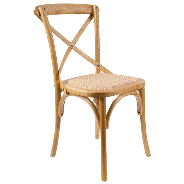 Aster Crossback Dining Chair Set Of 2 Solid Birch Timber