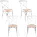 Aster Crossback Dining Chair Set Of 4 Solid Birch Timber