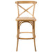 Aster 2pc Crossback Bar Stools Dining Chair Solid Birch