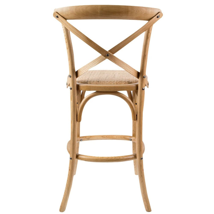 Aster Crossback Bar Stools Dining Chair Solid Birch Timber