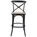 Aster 2pc Crossback Bar Stools Dining Chair Solid Birch