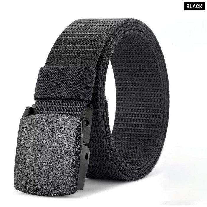 Automatic Buckle Nylon Male Army Tactical Belt Mens