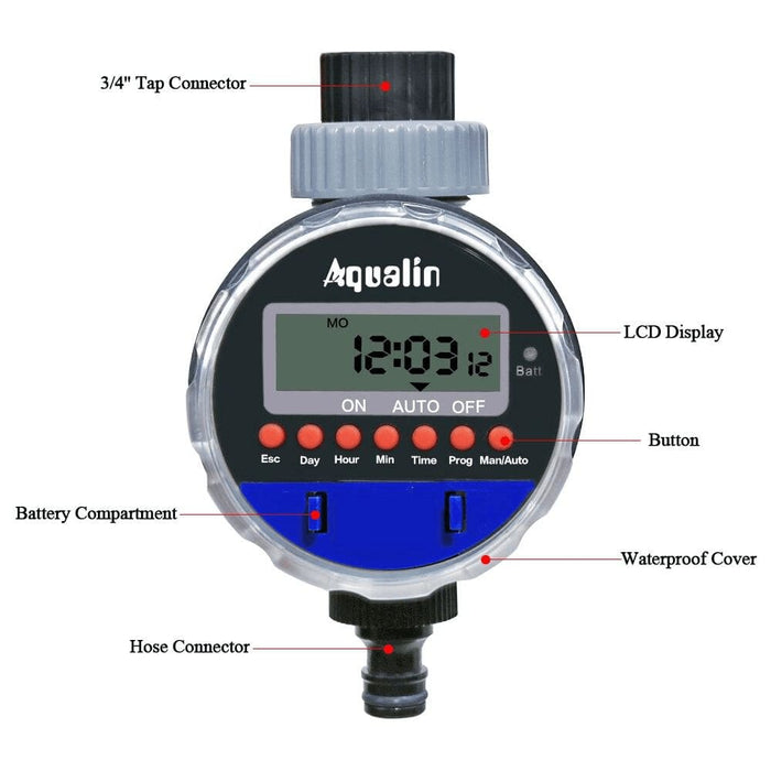 Automatic Electronic Ball Valve Watering Timer Controller