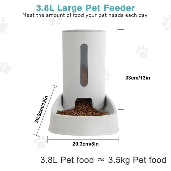 Automatic Pet Food Dispenser For Large Medium Small Dogs