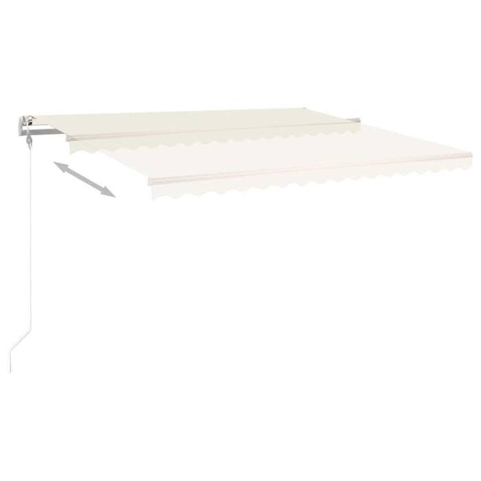 Automatic Retractable Awning 400x300 Cm Cream Tbkpipp