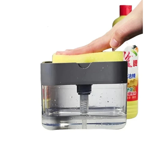 Automatic Soap Dispenser With Scouring Pad And Dish Brush