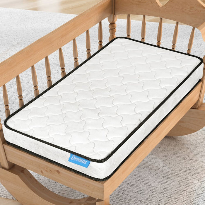 Baby Kids Spring Mattress Firm Foam Bed Cot Crib Breathable