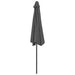 Balcony Parasol With Aluminium Pole Anthracite 300x150 Cm