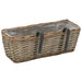 Balcony Planter 2 Pcs Wicker With Pe Lining 40 Cm Xalnxn