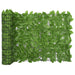 Balcony Privacy Screen With Green Leaves 600x75 Cm Txolaxt