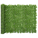 Balcony Screen With Green Leaves 300x150 Cm Toppbt