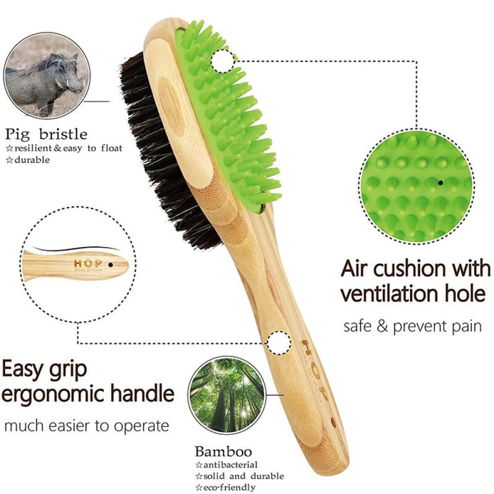 Bamboo Effective Double Sided Easy Grip Rubber Bathing