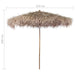 Bamboo Parasol With Banana Leaf Roof 210 Cm Atolb