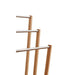 Bamboo Towel Bar Metal Holder Rack 3-tier Freestanding