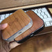 Bamboo Wood Portable Qi Wireless Charger Fast Charging Pad