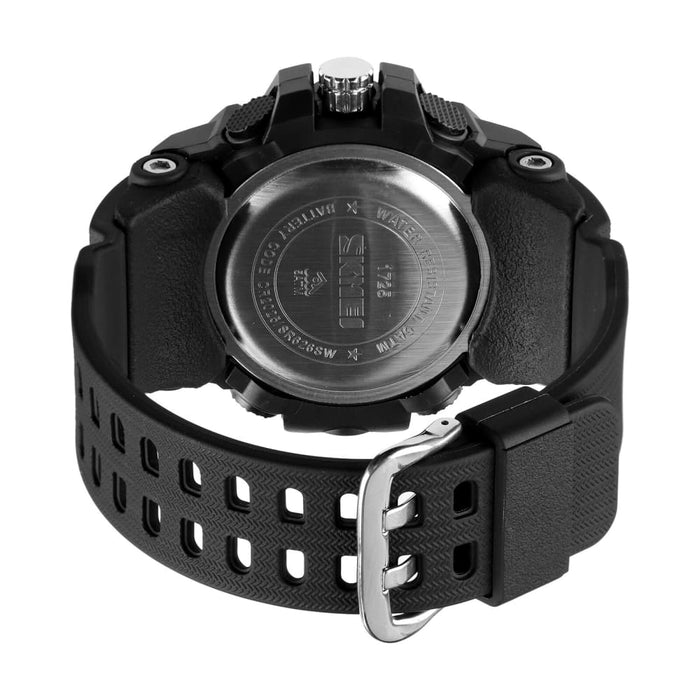 Pu Band Dual Display Sport Wrist Watch