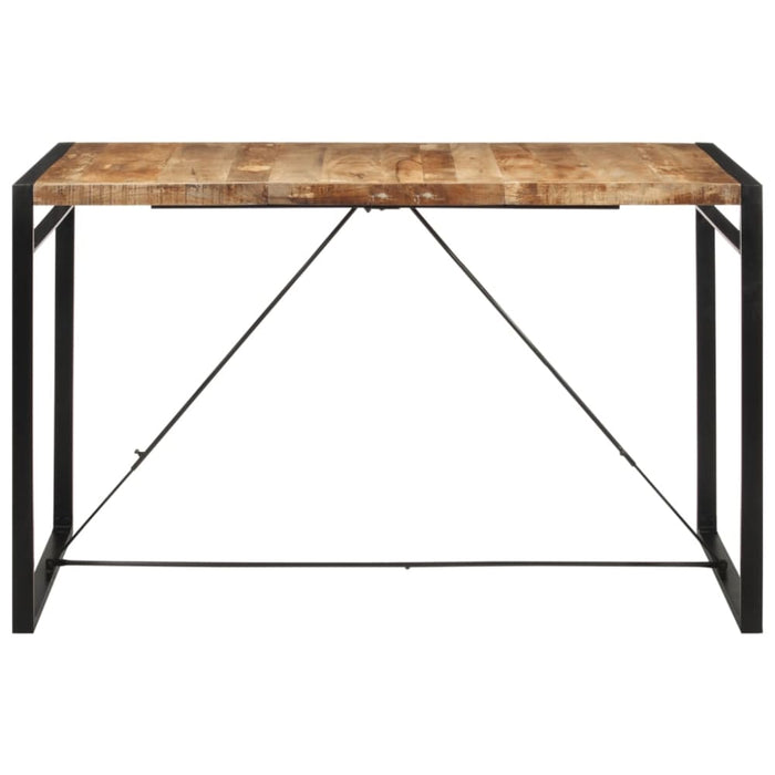 Bar Table 175x90x110 Cm Solid Rough Wood Mango Tpoixb