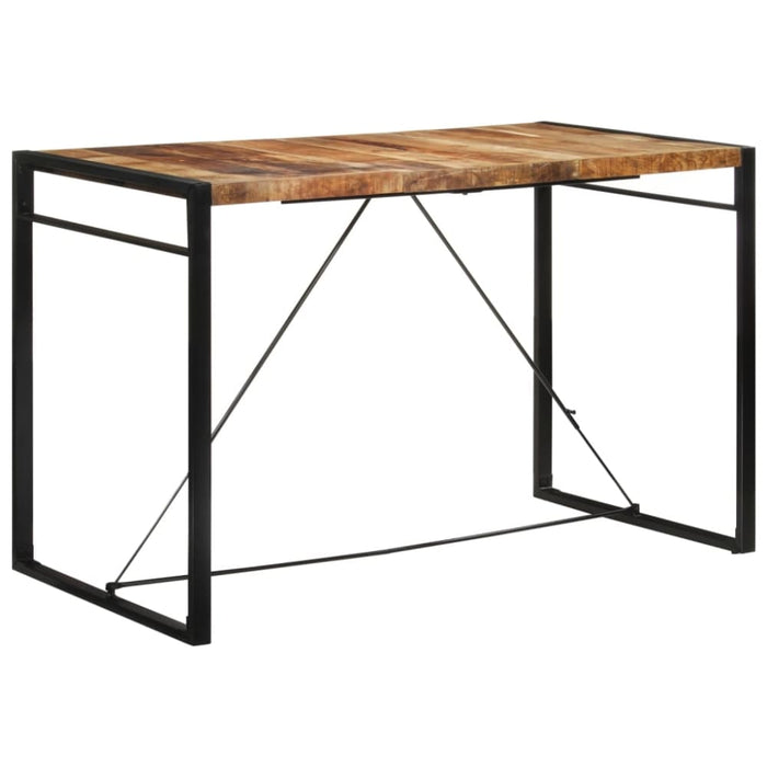 Bar Table 175x90x110 Cm Solid Rough Wood Mango Tpoixb