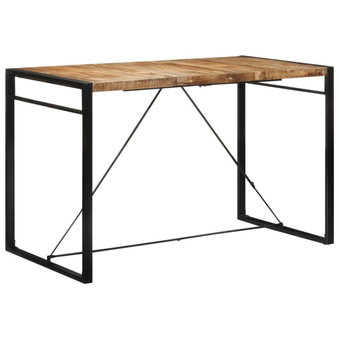 Bar Table 175x90x110 Cm Solid Rough Wood Mango Tpoixb