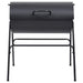 Barrel Grill With 2 Cooking Grids Black 80x95x90 Cm Steel