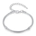 Basic Snake Chain Bracelets 16cm-23cm For Women