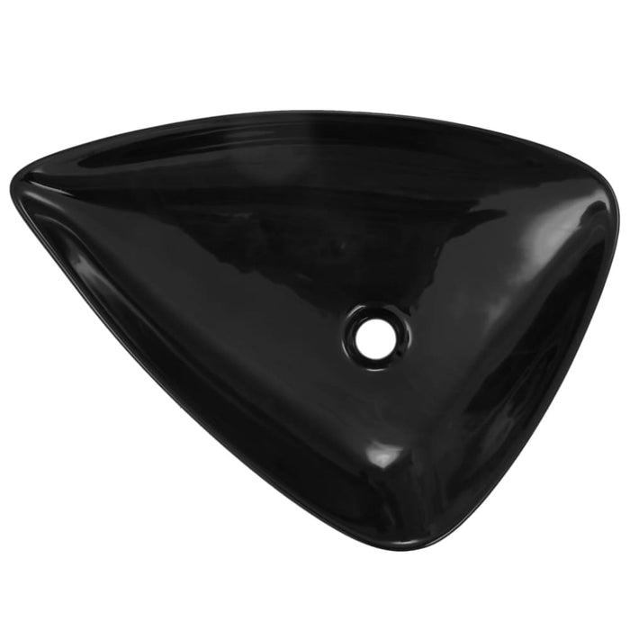 Basin Ceramic Black Triangle 645x455x115 Mm Oaxkkn