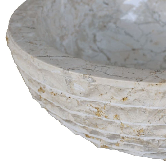 Basin Marble 40 Cm Cream Xaxlit