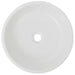 Basin Round Ceramic White 42x12 Cm Oaxtao