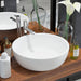 Basin Round Ceramic White 42x12 Cm Oaxtao