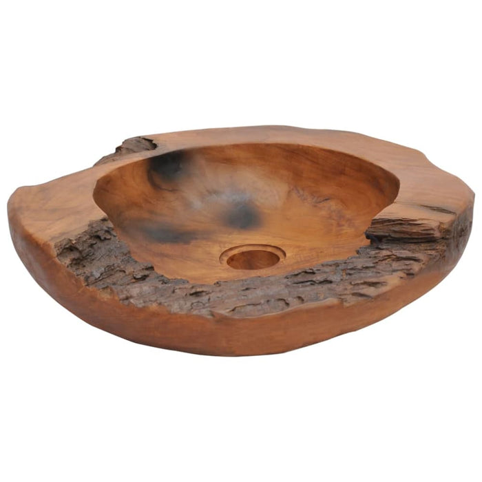 Basin Solid Teak 45 Cm Xataip