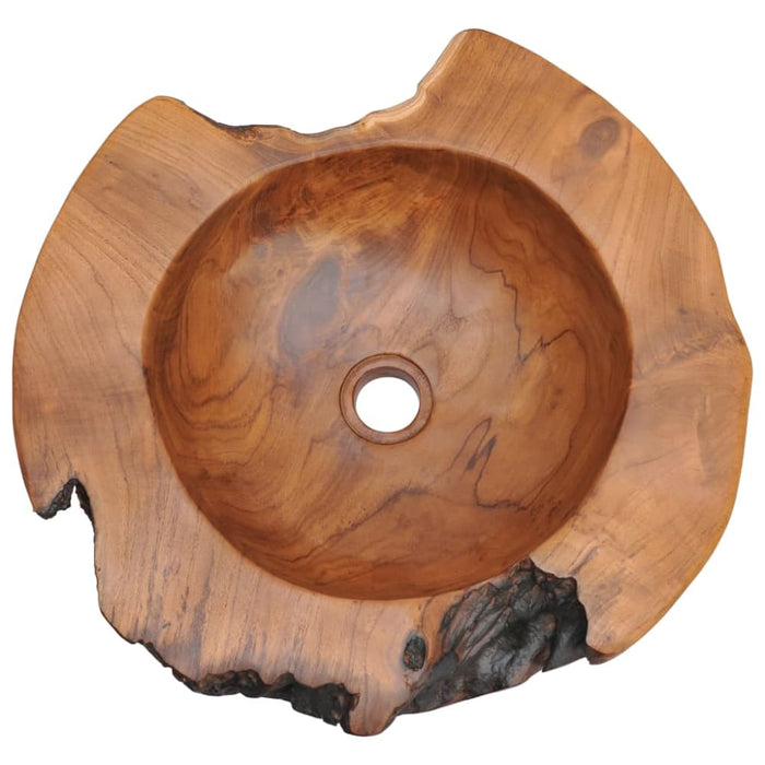 Basin Solid Teak 45 Cm Xataip