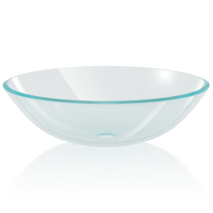 Basin Tempered Glass 42 Cm Transparent Oaxxxk